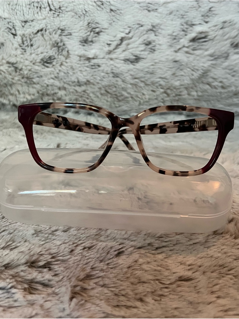 Women's Gwen Stefani LAMB Tortoiseshell and Burgundy Eyeglass Frames